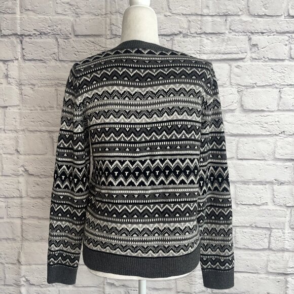 Talbots Women’s Grandmacore Lambswool Blend Beaded Cardigan Sweater Size Small - Picture 4 of 8